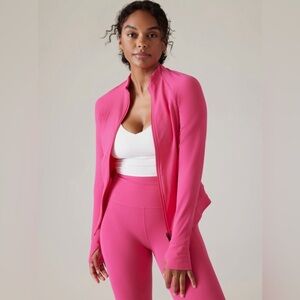 Athleta Bright Pink Salutation Jacket NWT
